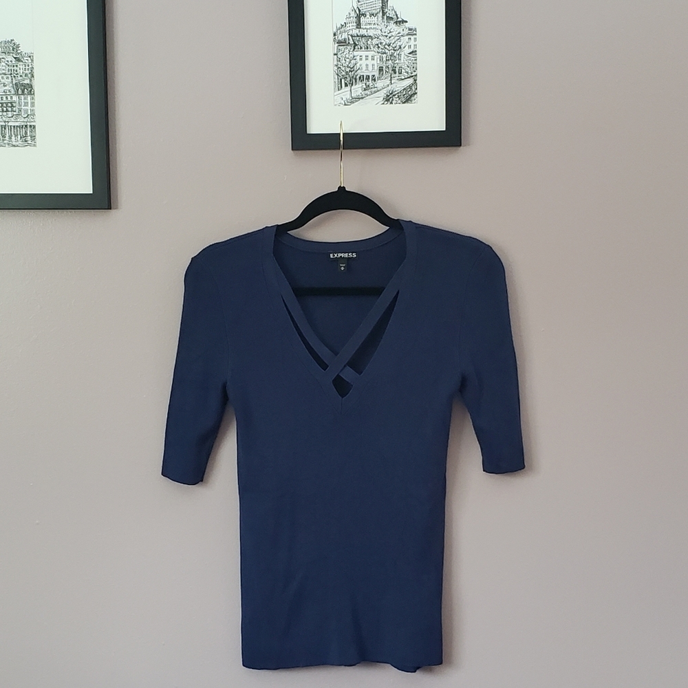 Express Soft Vneck Sweater